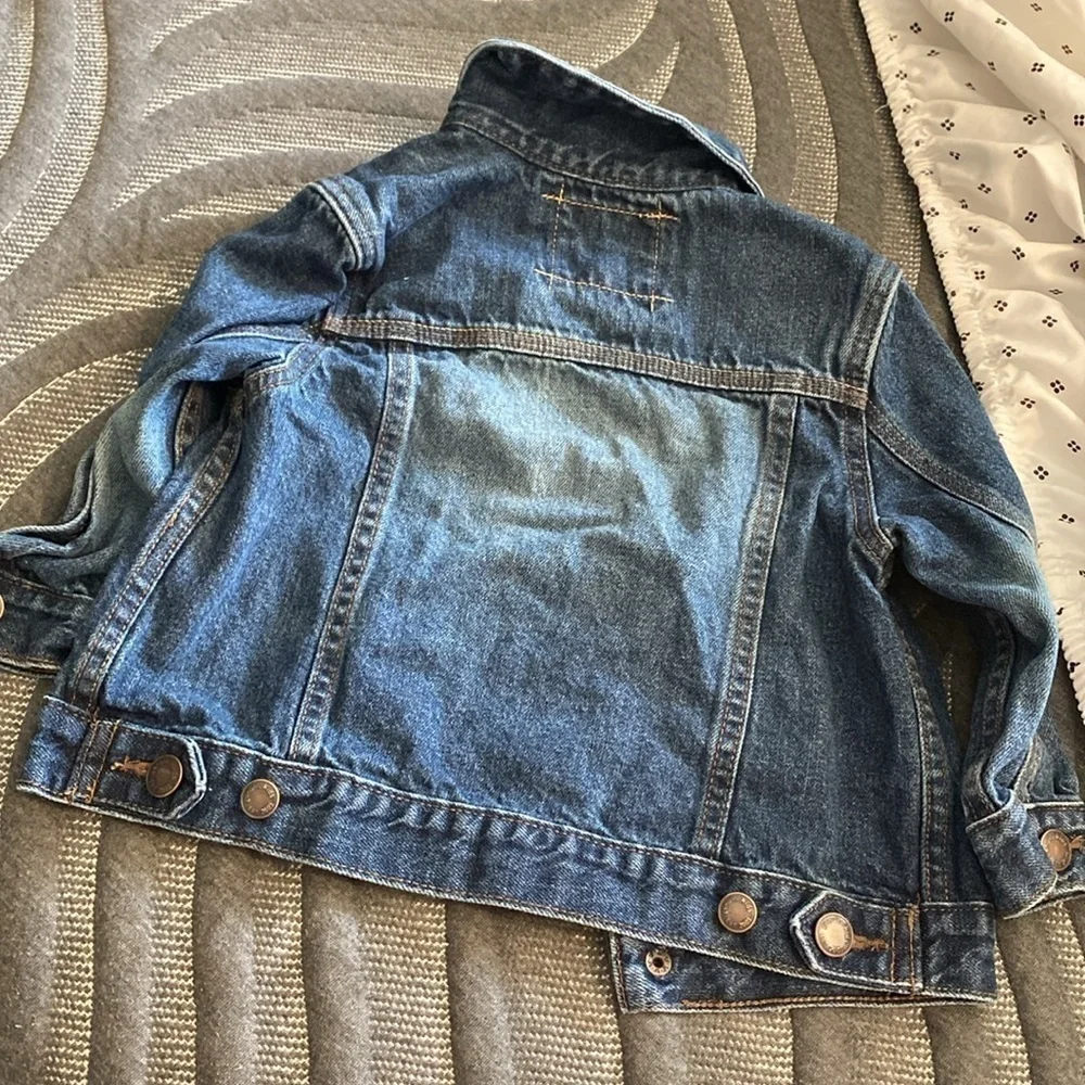 Oshkosh Genuine kids cotton denim button up pocket jacket 2T